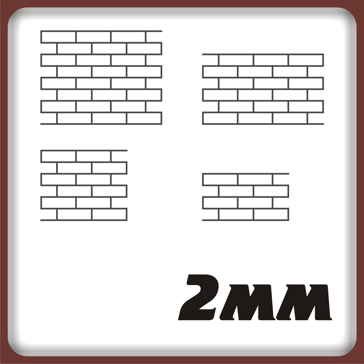 

Трафарет КЛАДКА КИРПИЧА 200х60мм многоразовый шаблон на стену потолок декор красота дизайн модерн ремонт ретро имитация