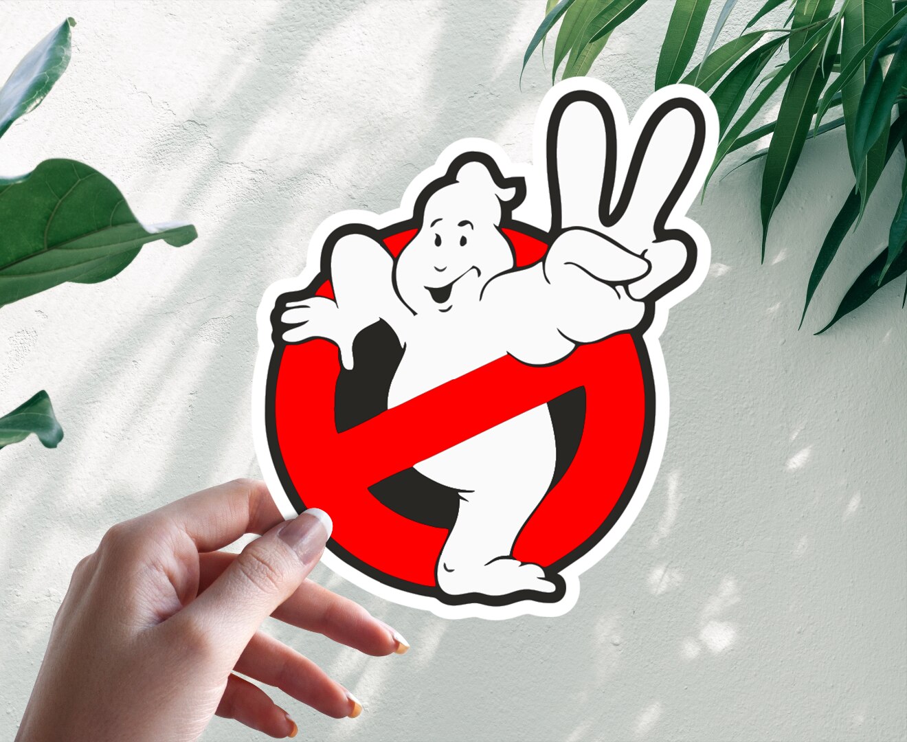 

Автомобильная виниловая цветная наклейка Охотники за привидениями, Стикер для окна авто