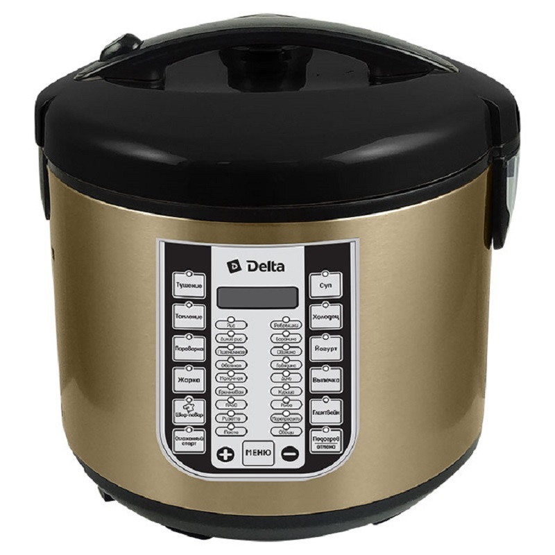 

Мультиварка 900 Вт DELTA DL-6518 + книга рецептов