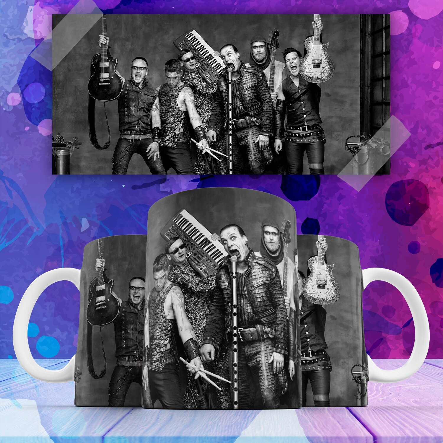 

Кружка Rammstein Рамштайн Немецкая метал-группа , на подарок с принтом , КР167742