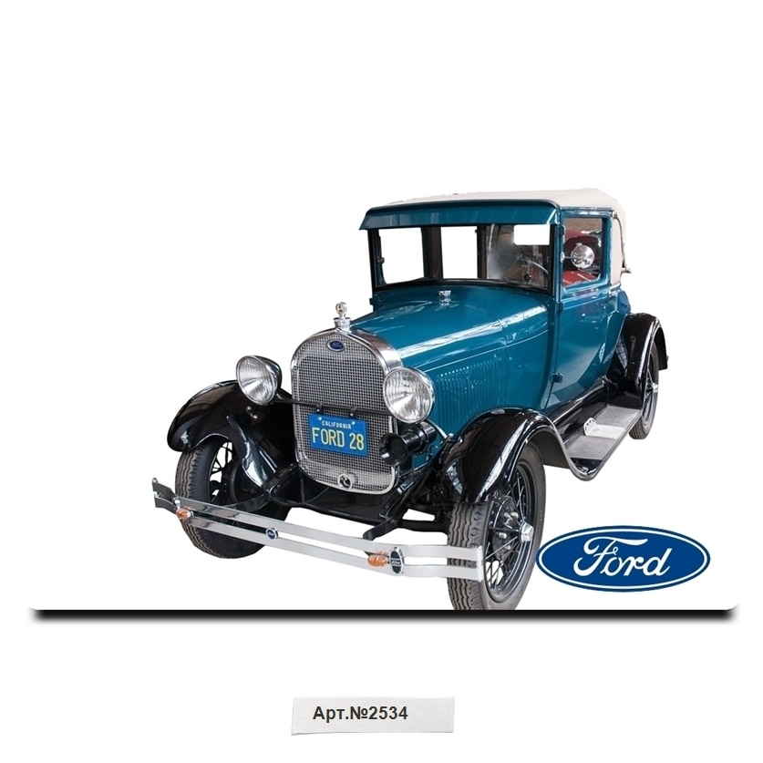 

Магнит на холодильник Ford Retro. Размер 54x86 mm.