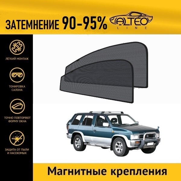 

Каркасные автошторки ALTEO PREMIUM на Nissan Terrano 1 (1986-1996) на передние двери