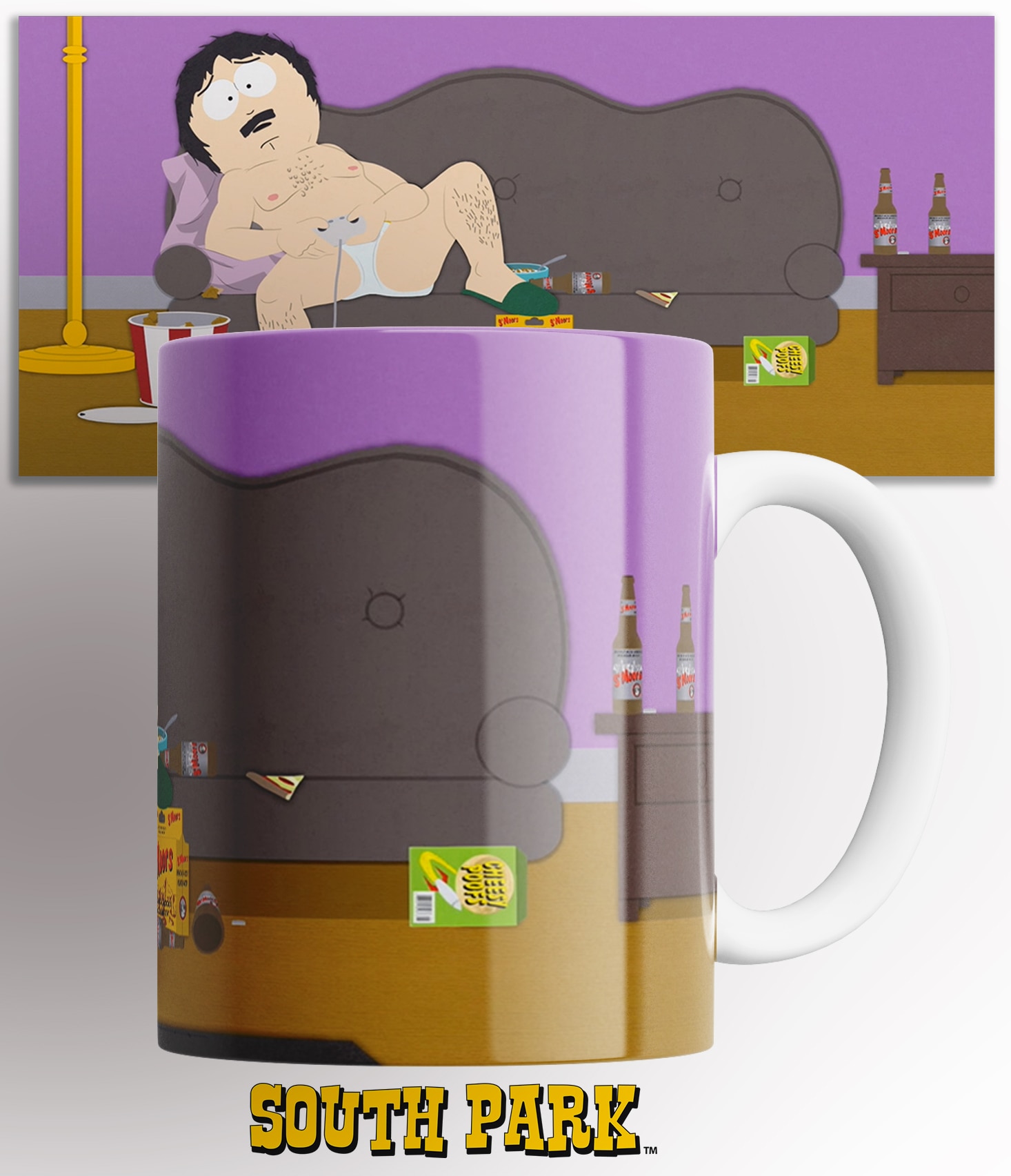 

Кружка Южный Парк South Park The Stick of Truth Путешествие Рэнди Марш / на подарок / с принтом / КР164803 330 мл