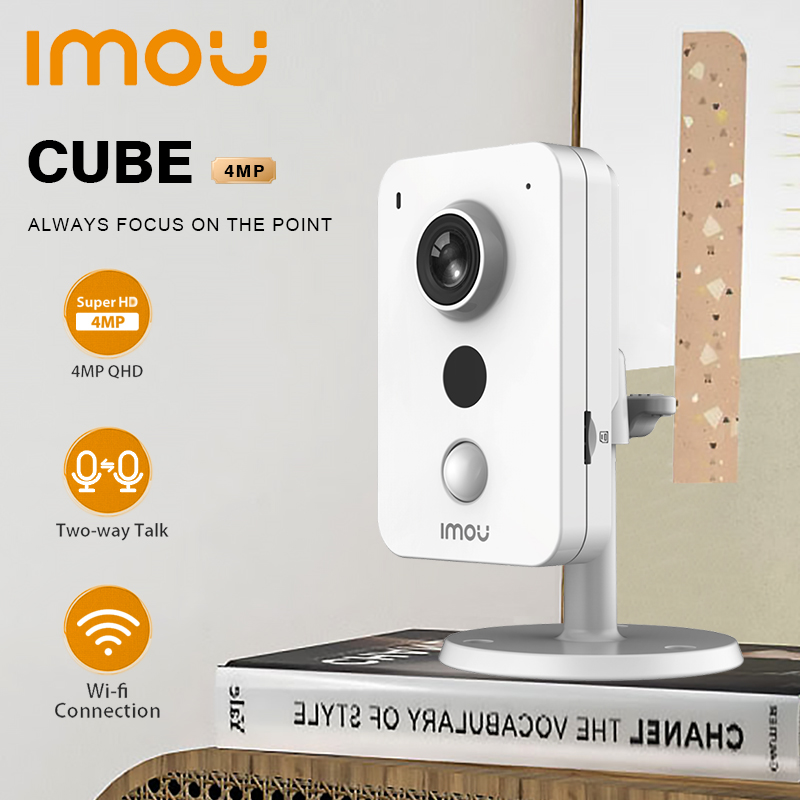 

IMOU Cube 4MP QHD IP камера Wi-Fi Двустороннее Аудио Обнаружение Звука Камера Видеонаблюдения Ночное видение