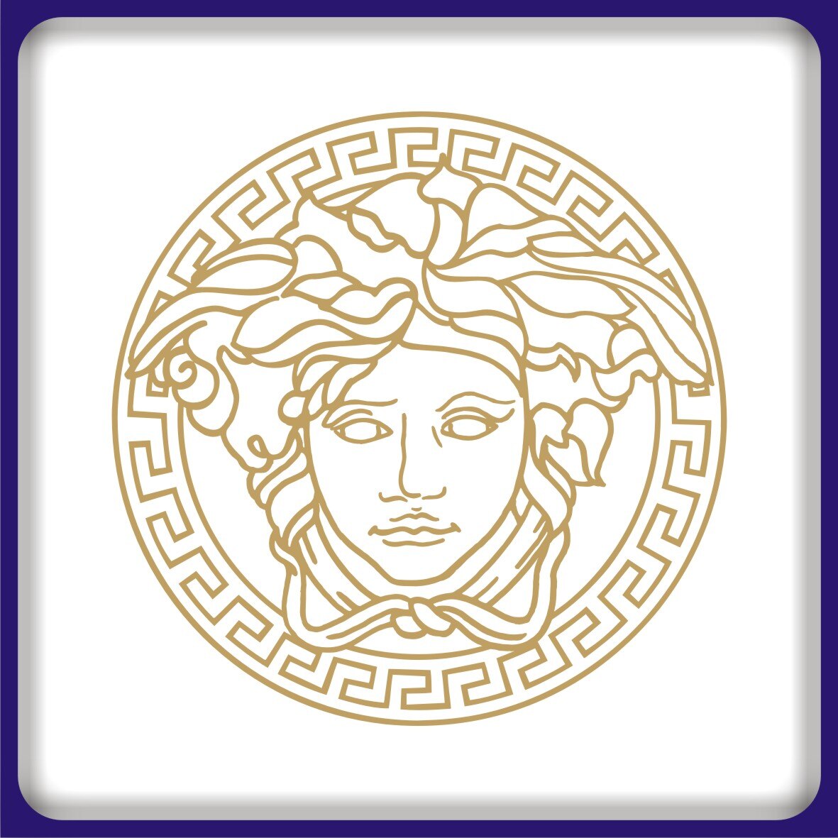 

Наклейка без фона на Авто МЕДУЗА ГОРГОНА ВЕРСАЧЕ стекло капот багажник двери бампер прикольный стикер красота