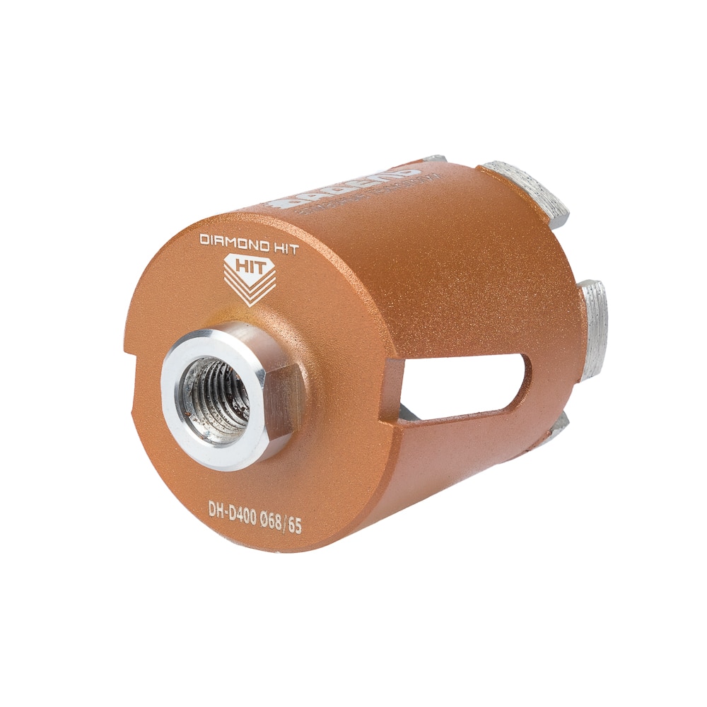 

Diamond Hit коронка алмазная 68 мм по жб / бетону / кирпичу для подрозетников с пылеудалением / под пылеудалитель