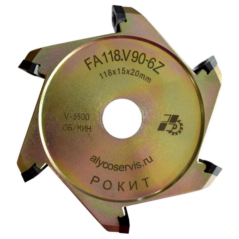 

Дисковая Фреза по алюминиевому композиту FA118.V90-6Z.20°