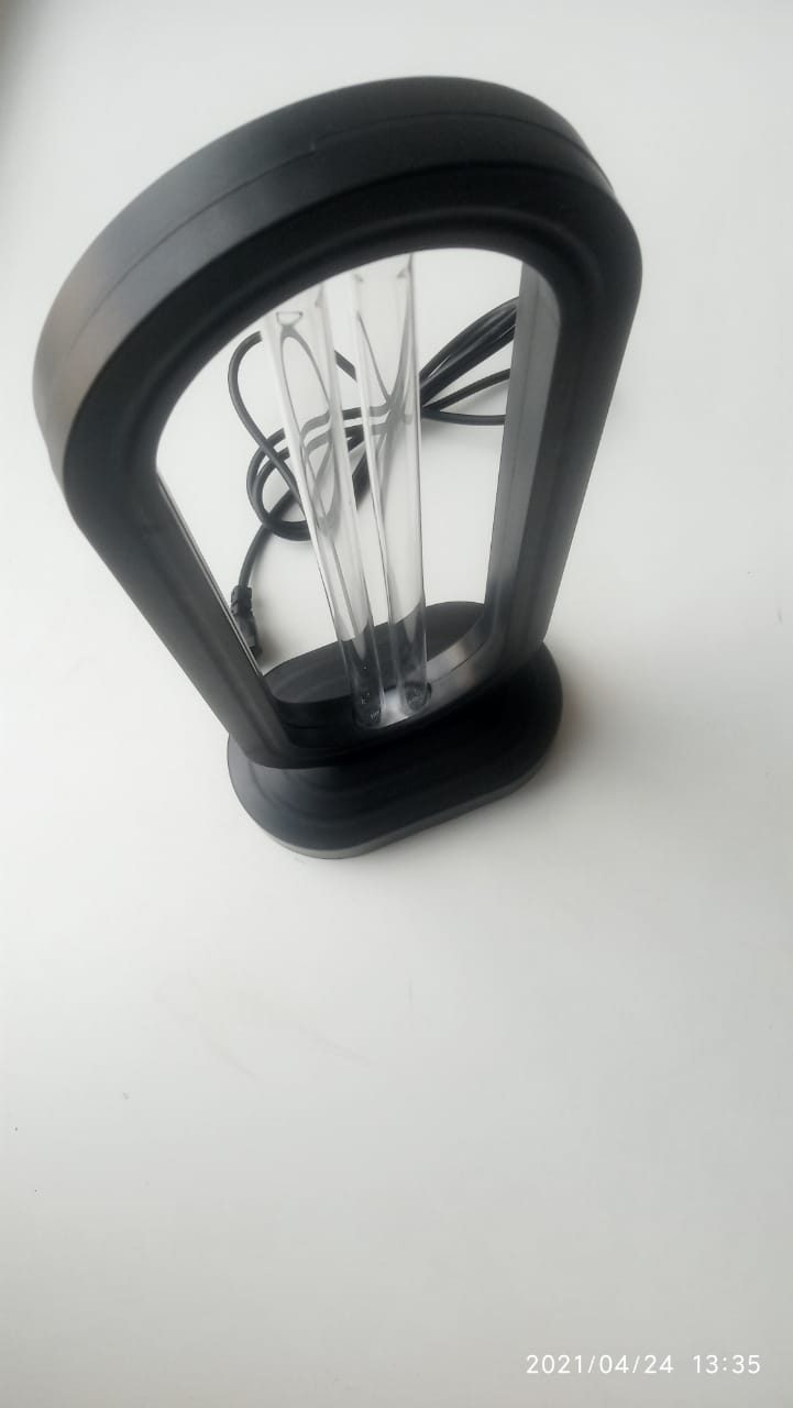 

Светильник бактерицидный ультраф с озонир настольный БС Т30B 30Вт 230В с пультом ДУ черный IN HOME