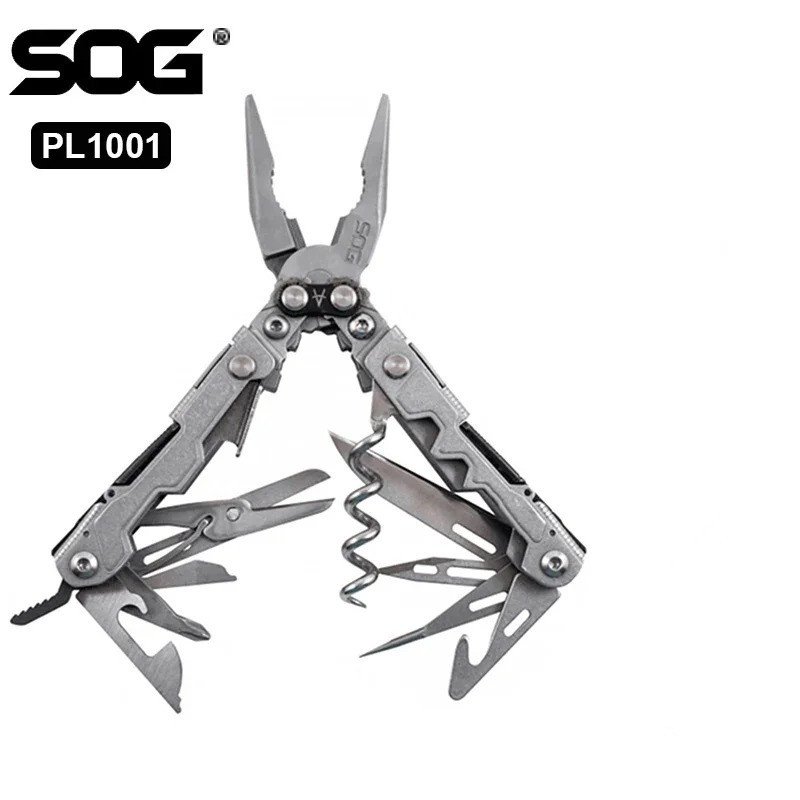 

SOG PP1001 PP1002 PL1001 PL1002 Мультитул Powerpint Powerlitre - многофункциональные комбинированные плоскогубцы для наружного оборудования EDC