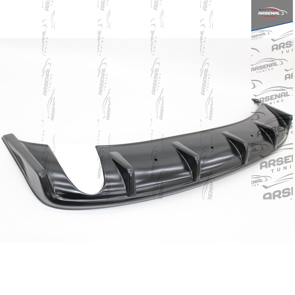 

Накладка на задний бампер Лансер 10 АБС пластик диффузор тюнинг стайлинг выхлоп