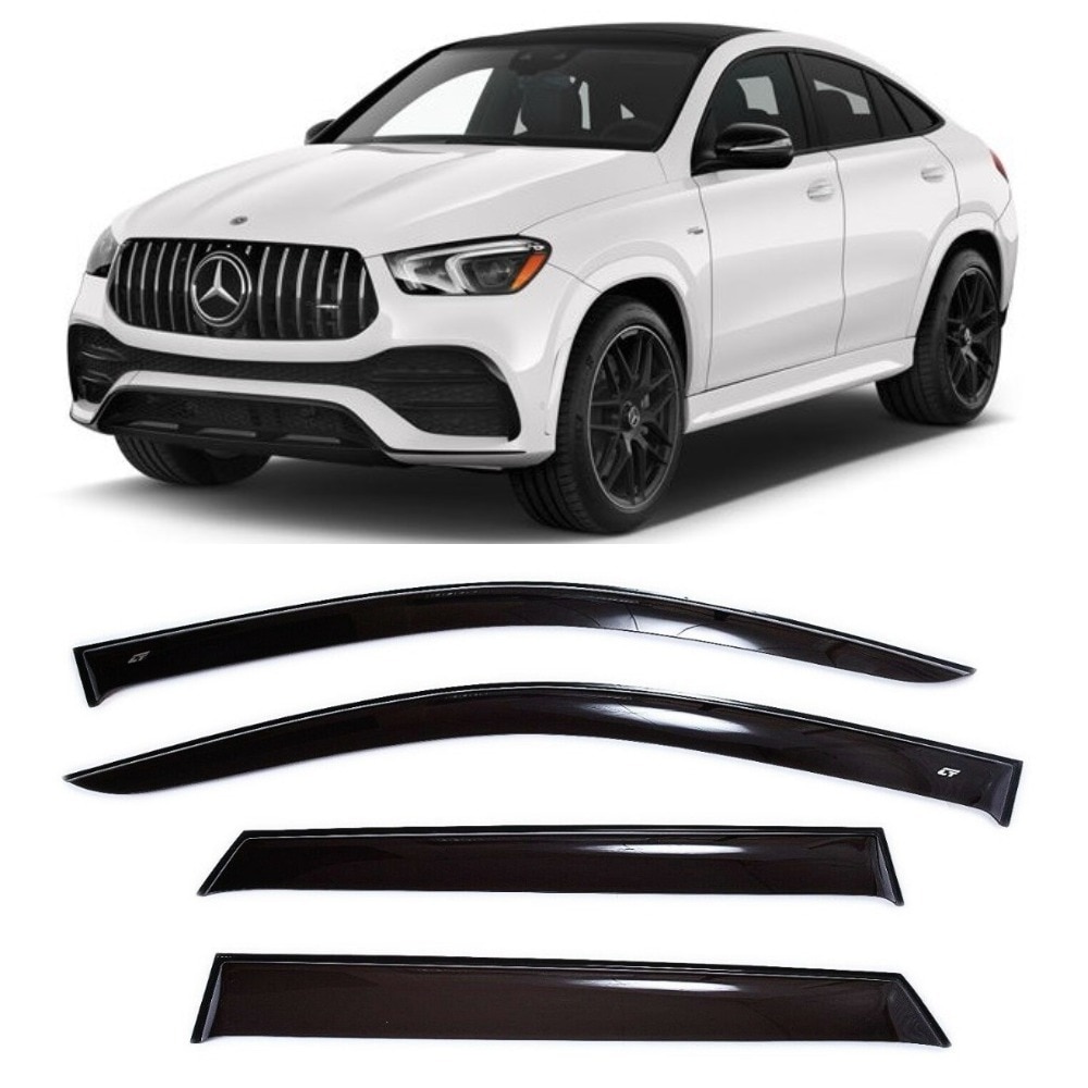 

Дефлекторы окон Cobra Tuning на авто Мерседес-Бенц GLE Coupe (С167) ll 5 дв. 2019- н.в. 4 шт./комп. ветровики от дождя и солнца