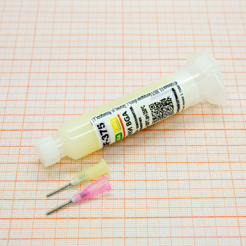 

Флюс гель ESF-375 для пайки BGA и SMD (10мл)