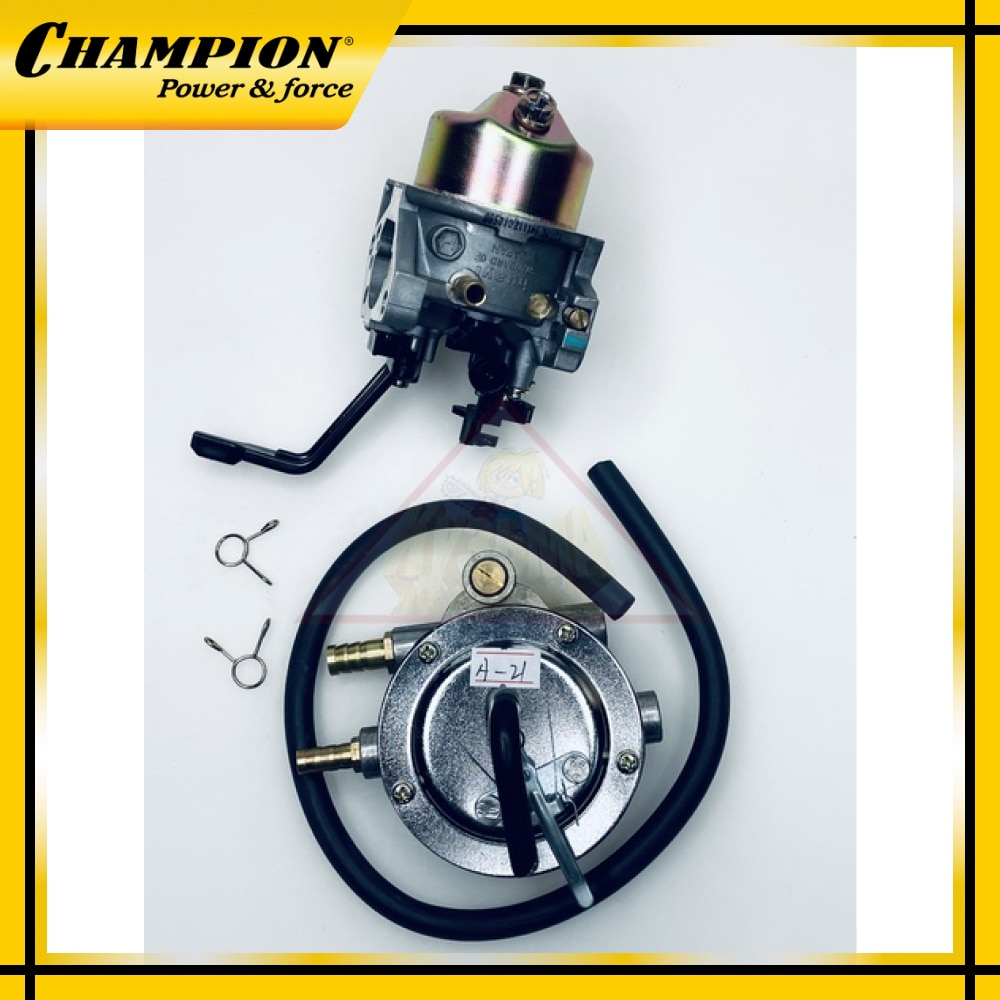 

Карбюратор для генераторов Champion LPG6500Е комплект с газовым редуктором (3048170700101)