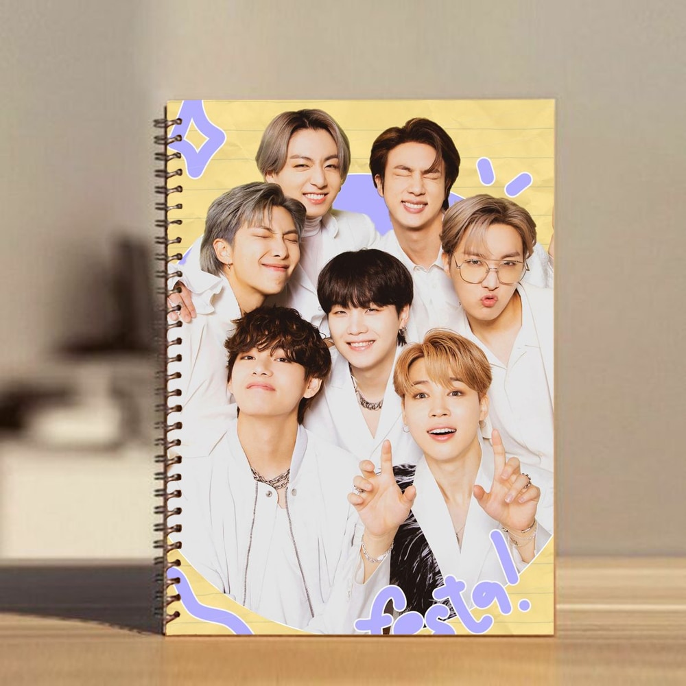 

Скетчбук; блокнот; аниме; BTS; БТС; Джин; Шуга; Джей; Хоуп; Чимин; Ви; Чонгук; белые; листы; альбом; для; рисования