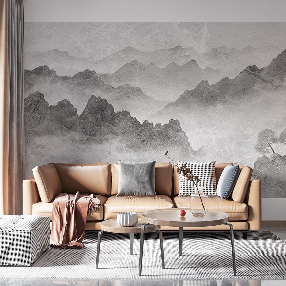 

Обои фотообои фотообои 3d на стену обои флизелиновые фото обои на стену Горы в плотном тумане пейзаж