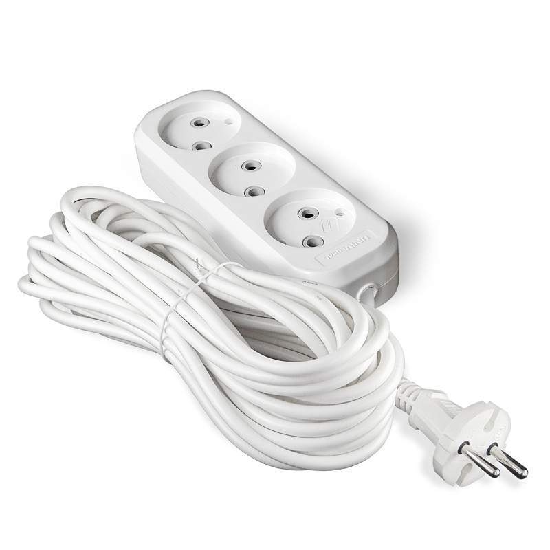 

Удлинитель ПВС б/з 2х0.75 3 гнезда 10 метров