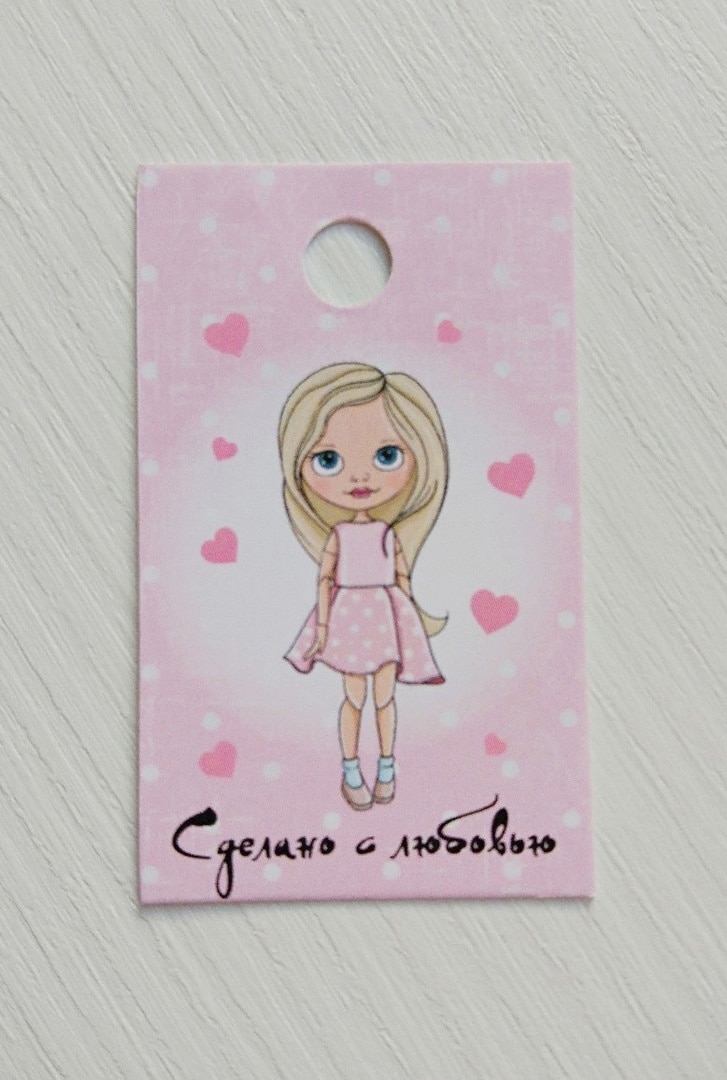 

20 штук Бирка для подарка МИНИ бирочки для подарков 5 * 3 см ручная работа этикетка открытка упаковка рисунок шильдик праздник