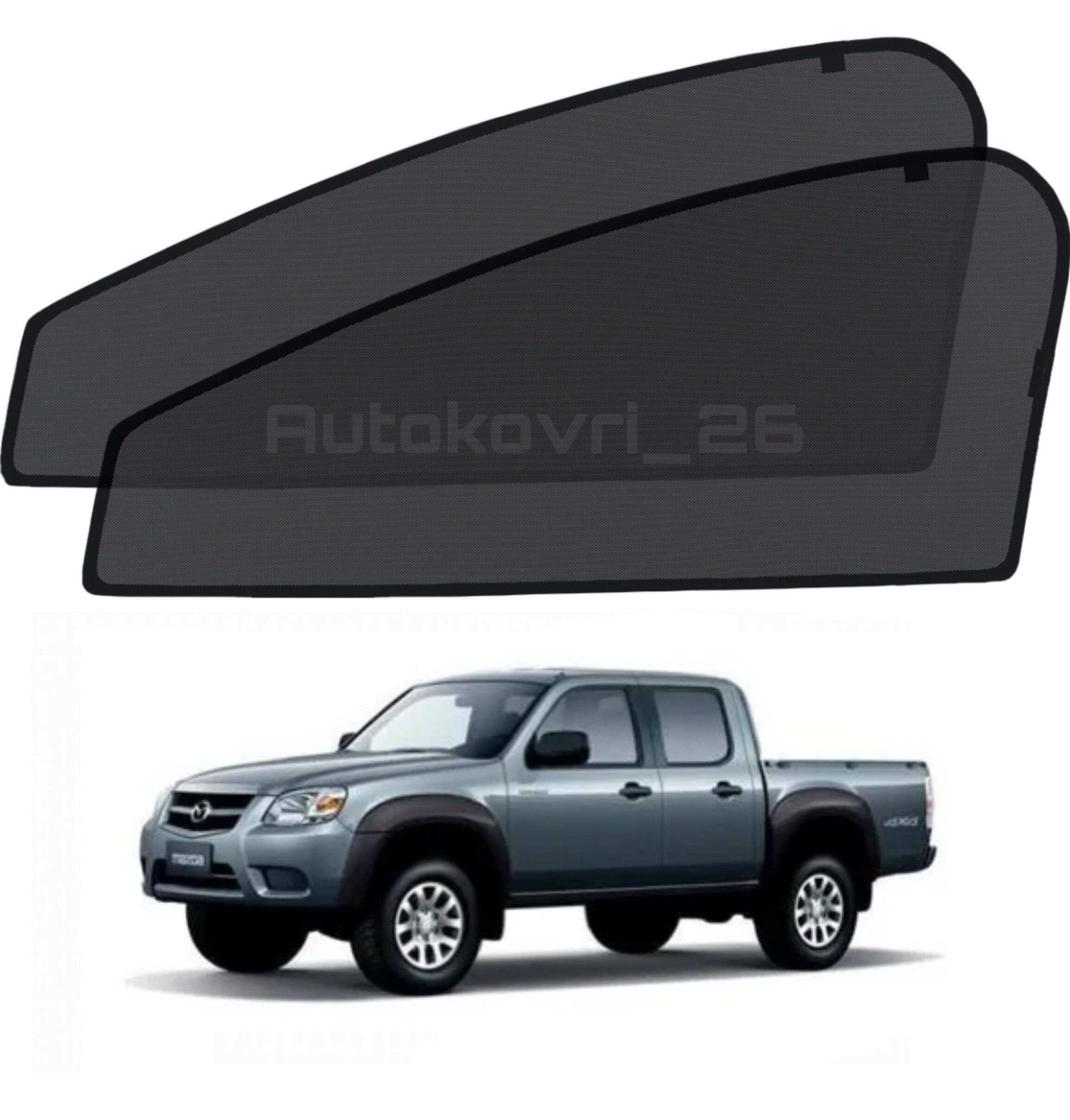 

АВТОМОБИЛЬНЫЕ ШТОРКИ СЕТКИ КАРКАСНЫЕ НА МАЗДА БТ-50 MAZDA BT-50 (06-11)