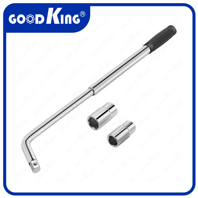 

Ключ баллонный телескопический со сменными головками 17 x 19, 21x 23мм GKRBK-10003 (3 предмета)