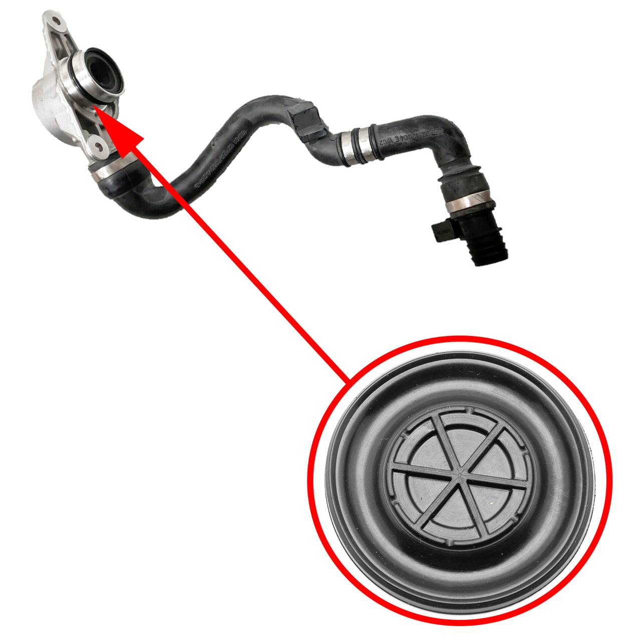 

Мембрана КВКГ Mercedes OM642 A6420101791, A6420101291