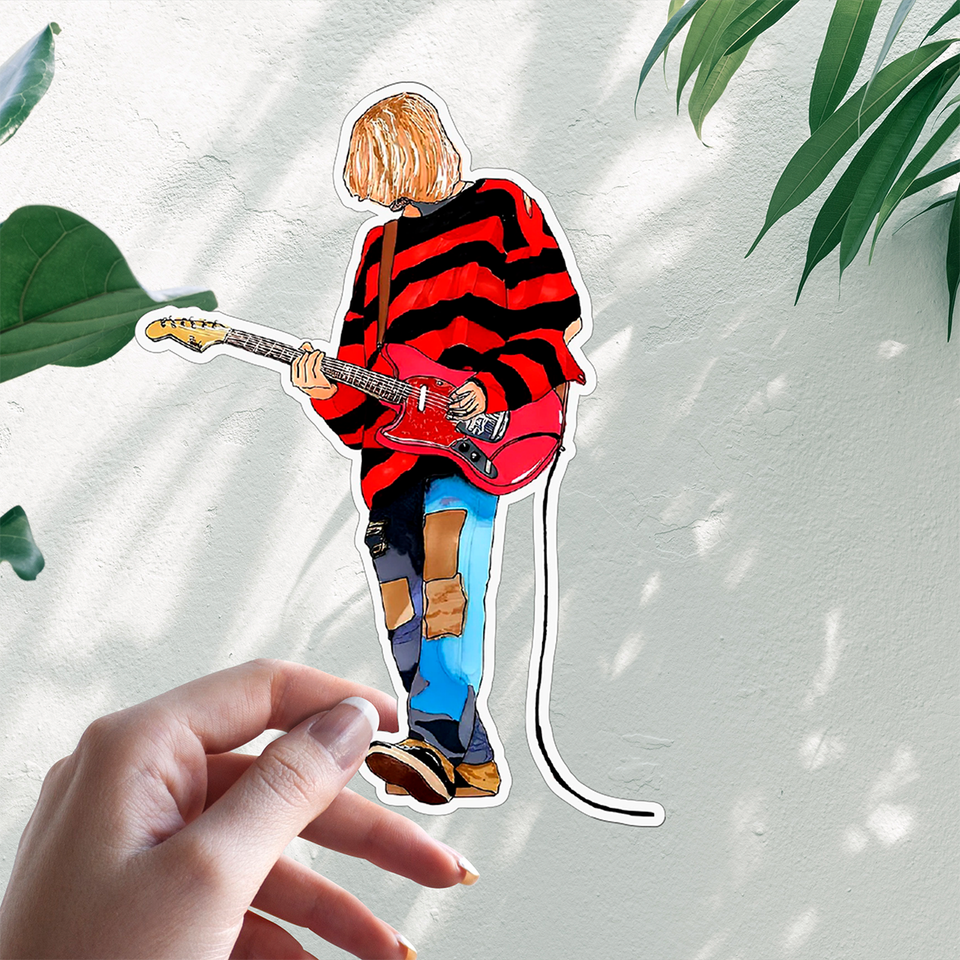 

Наклейка Курт Кобейн Нирвана