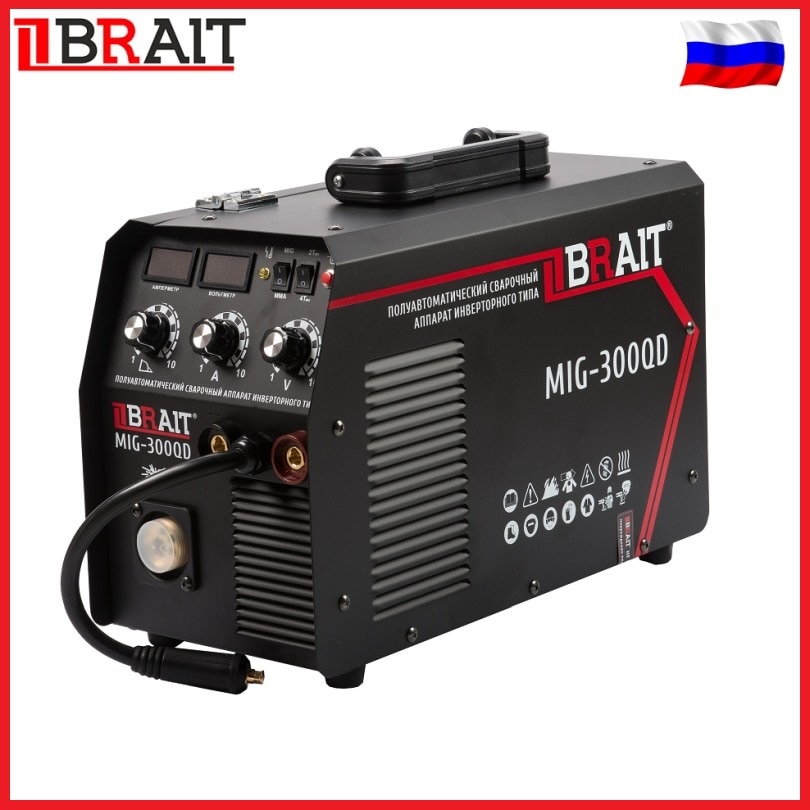 

Инверторный сварочный аппарат Brait MIG-300QD 30-190А