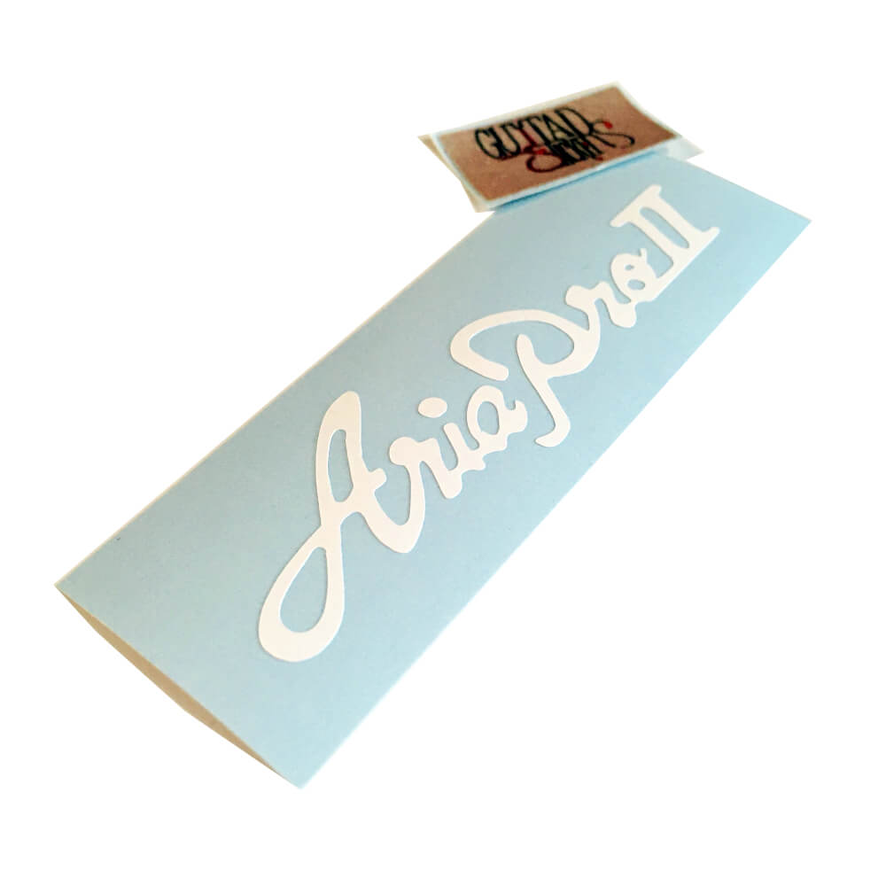 

Виниловая наклейка на голову грифа "Aria Pro II"