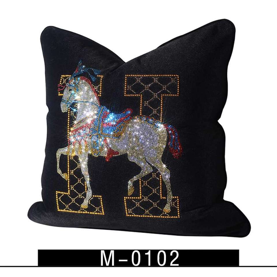 

Американский стиль роскошного кристалла VelVet горячего пресса DiamonD подушка диван гостиная спальня заголовка твердоцветная спинка талия