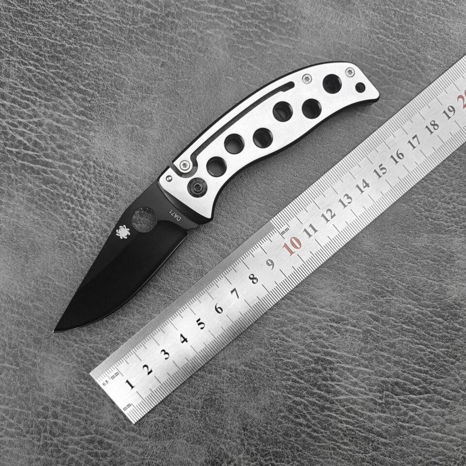 Высококачественный складной карманный нож Spyderco DA71 с лезвием 7cr17mov и ручкой из