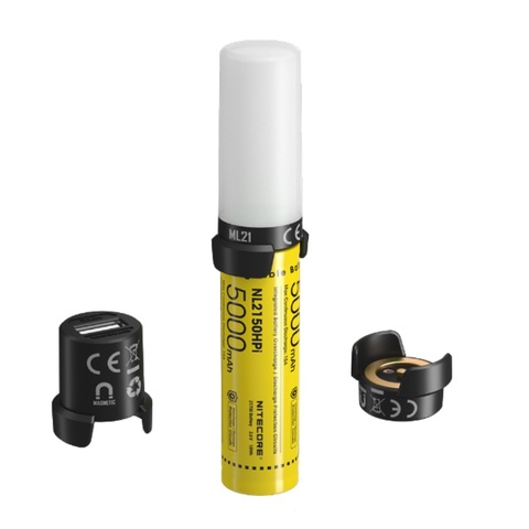 NITECORE MPB21 21700 портативный фонарь с аккумулятором 5000mAh