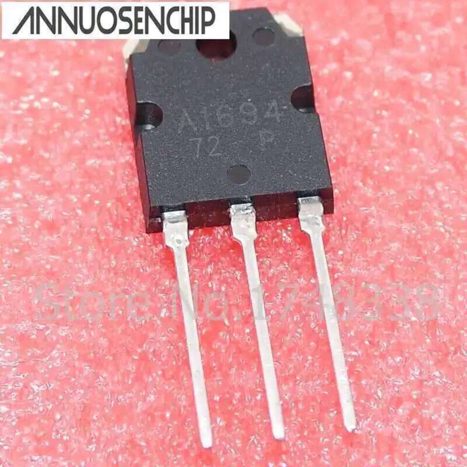 Halbleiter: 2SA1694 (2SA 1694) - SILIZIUM-TRANSISTOR PNP / 120V / 120V Halbleiter: 2SA1694 (2SA 1694) - SILIZIUM-TRANSISTOR PNP / 120V / 120V