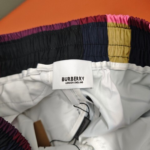 Мужские шорты BURBERRY копия 1:1 черные