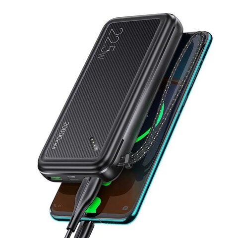 Внешний аккумулятор Повербанк USAMS 20000 mAh USAMS US-CD168 PB60 (2USB/QC/PD/22.5W) Черный