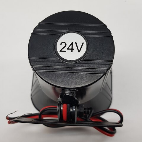 Сирена для автосигнализации универсальная, 1 тональная, 24V,  ревун для сигнализации 24в