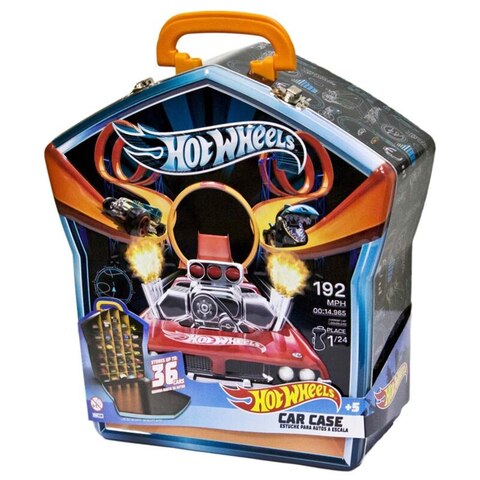 Портативный кейс для хранения 36 машинок Hot Wheels.