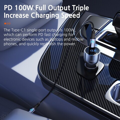 Автомобильное Зарядное Устройство Toocki PD 118 Вт USB C QC 40 PD3.0 Type Быстрая Зарядка Телефона Для IPhone 13 12 11 Xiaomi
