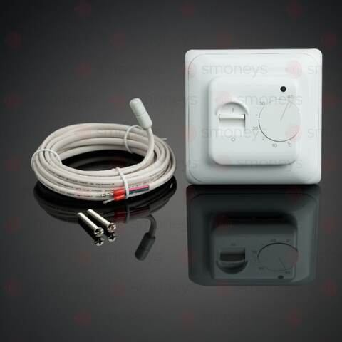 Терморегулятор MST1 / RTC 70.26, для теплого пола с 3 метровым датчиком в комплекте, инфракрасное отопление