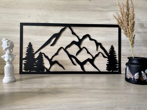 Панно настенное из металла / декор настенный / Картина из металла