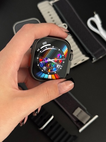 Смарт часы Ultra 3 / 10 версия / экран AMOLED / копия apple watch / Смарт часы женские, мужские