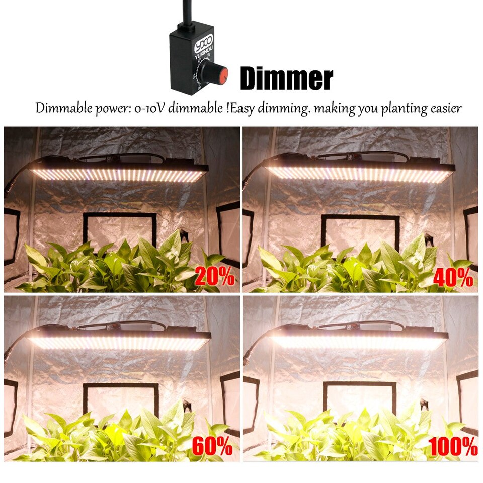 Samsung Lm301h LED Grow Light Full Spectrum Waterproof Phytolamp For ...