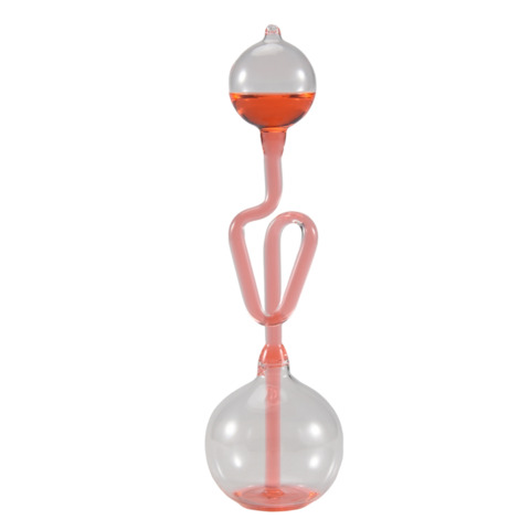 Kids Children Educational Toys Science Energy Museum Toy Love Meter Hand Boiler Thermometer Spiral Glass Red