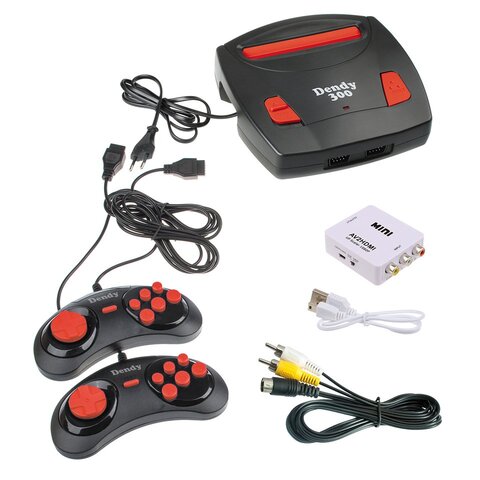 Денди приставка Race 300, игровая приставка Dendy, HDMI, денди приставка с играми, для детей, для двоих