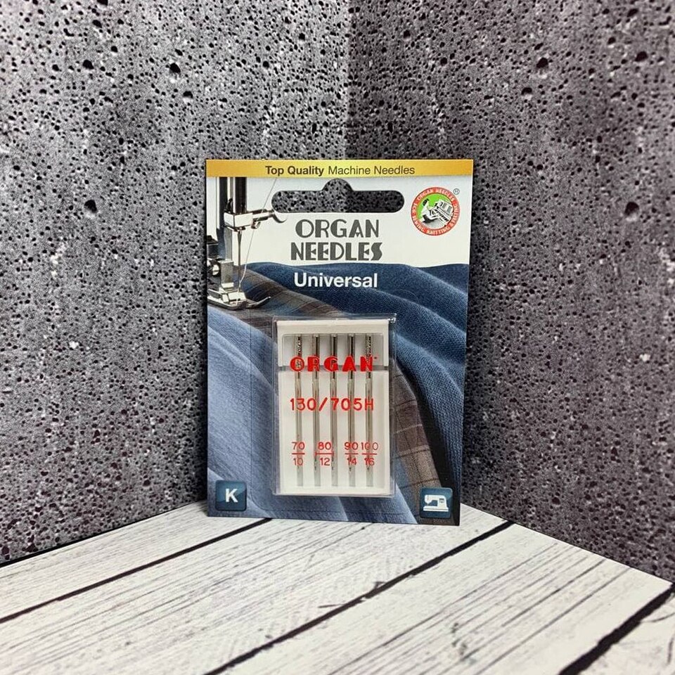 Иглы для швейных машин Organ универсальные 5/70-100 Blister