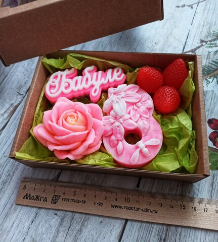 мыло ручной работы,подарок,бабушке,8 марта,роза из мыла, набор,праздник, любимой бабушке, мыльные розы цветок