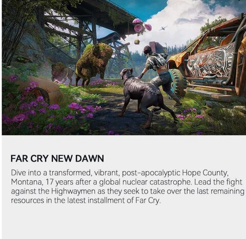Игровой диск Sony PlayStation 4 Far Cry New Dawn ограниченное издание PS 4, игровой диск Far Cry New Dawn для платформы PlaySta