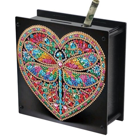Cat Diamond Painting Money Saving Box Coin Bank Настольные наборы алмазного искусства DIY Коробка для хранения денег Diamond Art Decors для домашнего декора