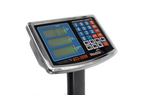 Весы электронные торговые 300 кг для магазина 50х40см Усадьба ВТЭ-300Н