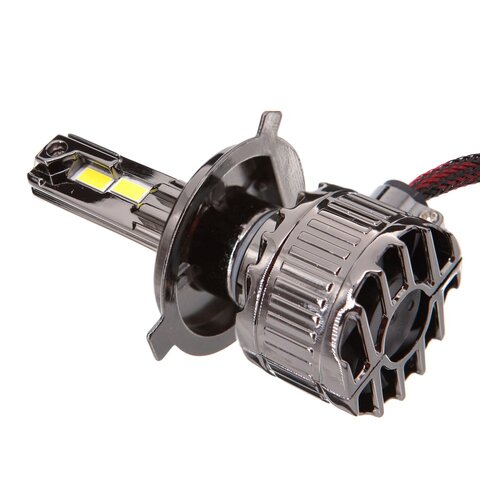 LEDOVЫЙ/LED лампа Z9 pro max с тройной системой охлаждения/110w/5000k/комплект, для автомобильных фар/ H4