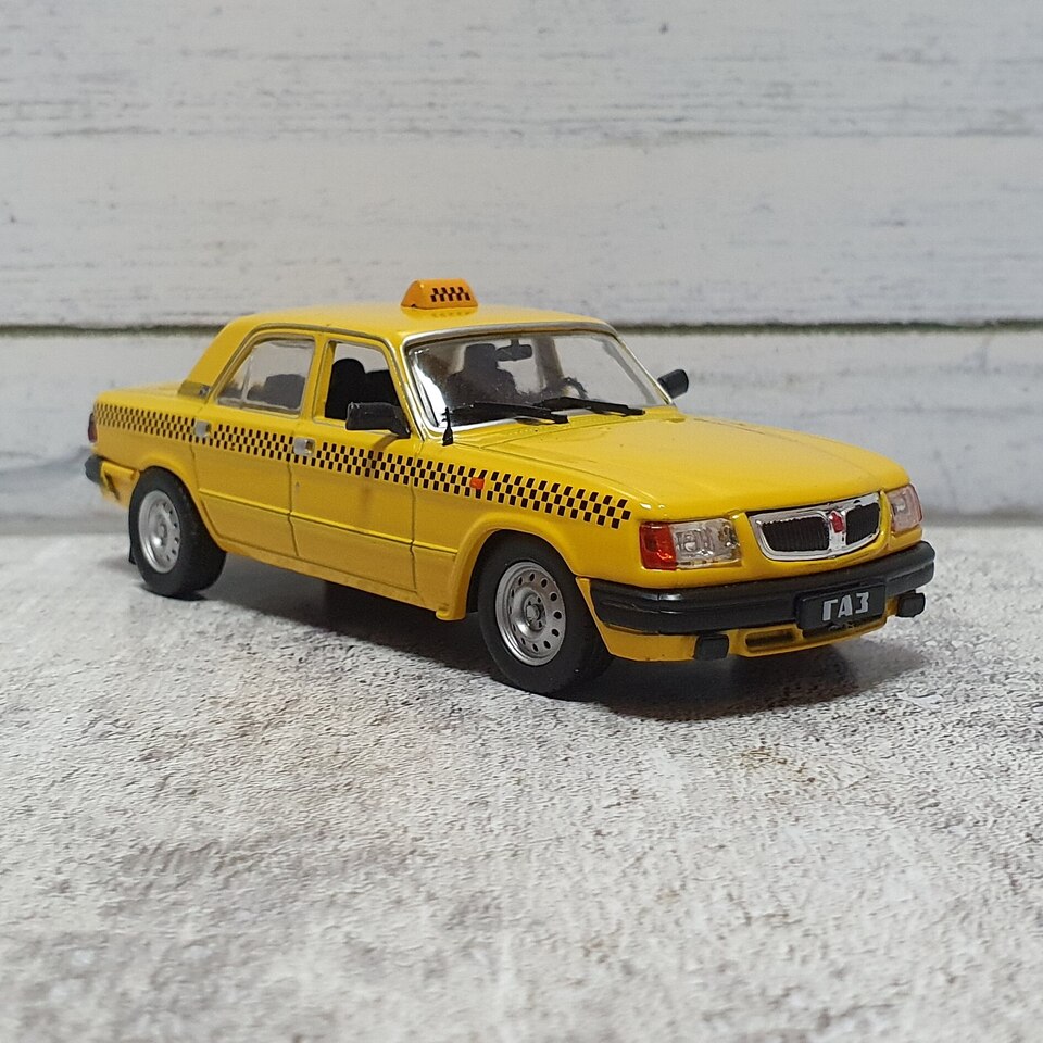 Коллекционная модель ГАЗ 3110 «Волга» такси 1:43 Deagostini