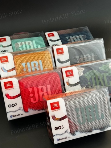 Портативная аудиосистема / Bluetooth-Динамик Колонка JBL Flip 6 / Go4 / Go 3 / Tune 3 / Pulse 6+